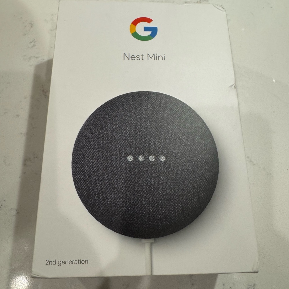 Google Nest Mini Charcoal Smart Device 2nd Generation